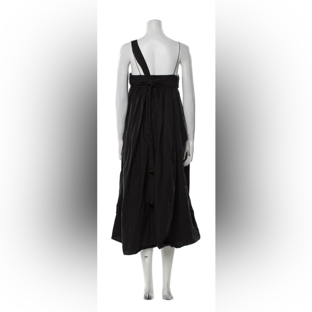 Chic Cecilie Bahnsen Black One-Shoulder Midi Vera Dress - Picture 7 of 7